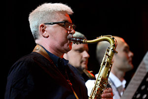 Константин Горшков выступает на Международном джазовом фестивале Koktebel Jazz Party в Коктебеле