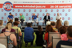Прес-конференція, присвячена 16-му міжнародному музичному фестивалю Koktebel Jazz Party