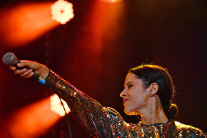Співачка Дебора Редул виступає на 17-му міжнародному музичному фестивалі Koktebel Jazz Party