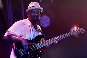 Музикант Дональд Райт під час виступу на 17-му міжнародному музичному фестивалі Koktebel Jazz Party